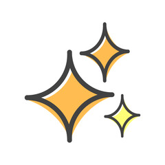 christmas star icon design vector template