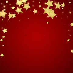 Magic stars vector overlay.  Gold stars scattered