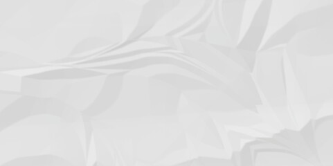 White wrinkled paper crumpled texture. white fabric textured crumpled white paper background. Panorama white paper texture background, crumpled pattern texture background.