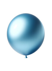 Blue matte balloon.