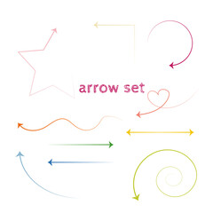 arrow set colorful 06