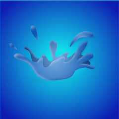 Obraz premium splash in the water