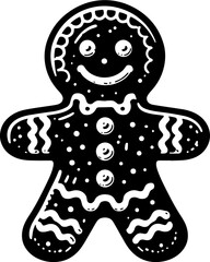 Gingerbread Man Illustration 1