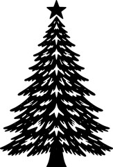 Christmas Tree Silhouette 14