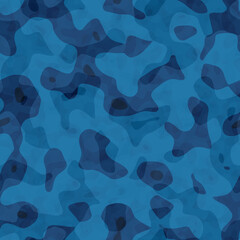 Seamless camouflage fabric texture. Seamless Hi-res (8000x8000) texture. Modern stylish abstract texture.