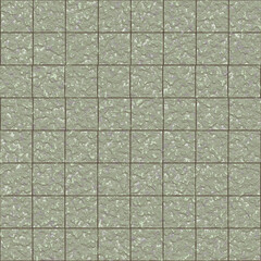 Seamless tiled wallpaper. Abstract gray tiling geometric texture. Light grey color mosaic square tile background.