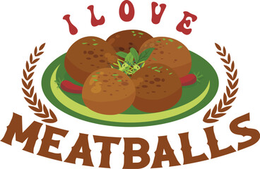 Meatball T-Shirt Design