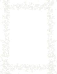 Snowflake Frame , Snowfall border