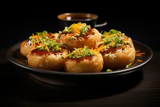 Panipuri. Asian street food