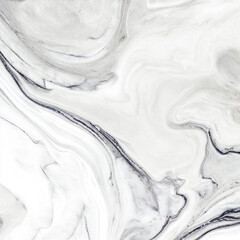 Obraz premium White marble texture Close-up Elegant and sophisticated Veins and swirls in gray and black tones Ideal for creating a luxurious design