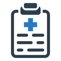 Fototapeta premium Medical report icon