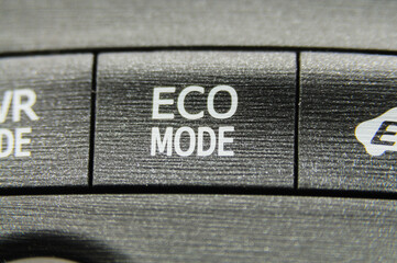 Eco mode button on a 2012 Toyota Prius