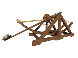 wooden catapult