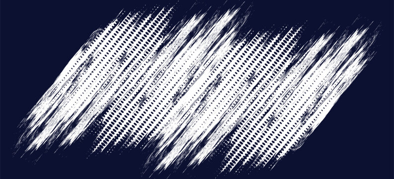 White halftone dots blue color pattern gradient grunge texture background. Dot pop art comic sport style vector illustration. Eps10