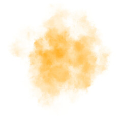 Gold color smoke effect