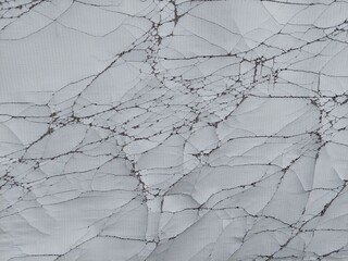 cracked concrete wall