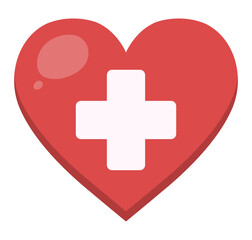 Fototapeta premium Healthcare and medical icon. CPR logo. CPR training. Medical resuscitation In an emergency.