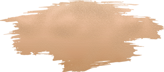 Rose gold brush stroke paint box