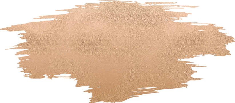 Rose gold brush stroke paint box