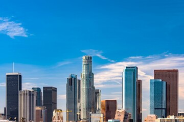 Fototapeta na wymiar 4K Image: Los Angeles Skyline with Contemporary Architecture