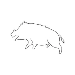 PIG ICON VECTOR ILLUSTRATION SYMBOL DESIGN