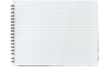 Clear Graph Sheet on White or PNG Transparent Background.