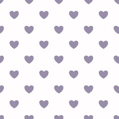 Seamless heart pattern background.Simple heart shape seamless pattern in diagonal arrangement. Love and romantic theme background.