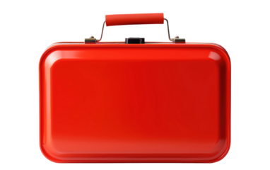 Portable Meal Lunchbox on White or PNG Transparent Background.