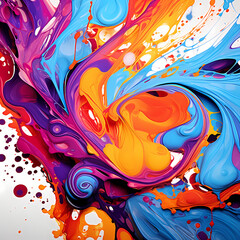 background with abstract swirls resembling ink drops