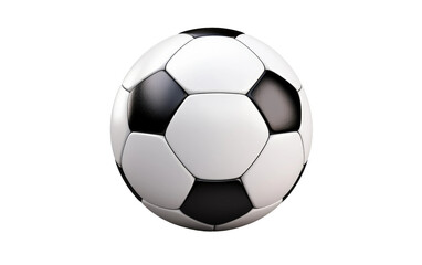 Fototapeta premium Football Photo on White or PNG Transparent Background.