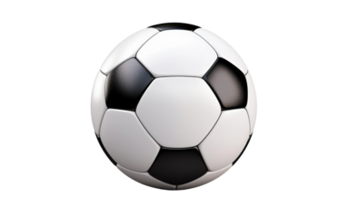 Football Photo on White or PNG Transparent Background.