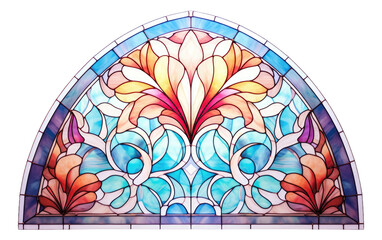 Glass Window on White or PNG Transparent Background.