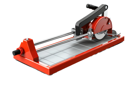 Cutting Tool Tile Cutter on White or PNG Transparent Background.
