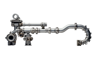 Metal Shaping Tube Bender on White or PNG Transparent Background.