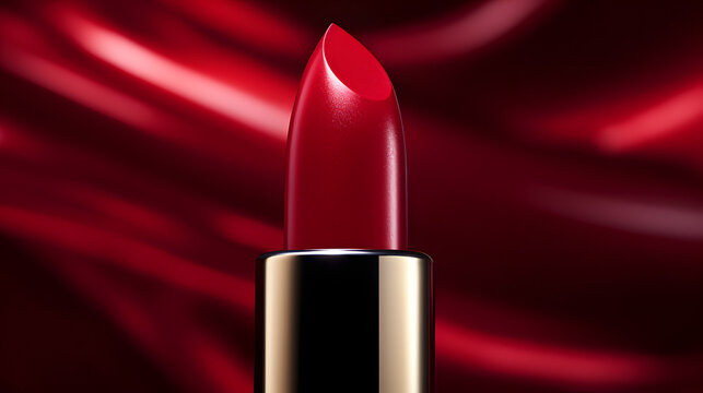 barras de labios de color rojo