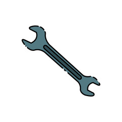 wrench isolated on white background