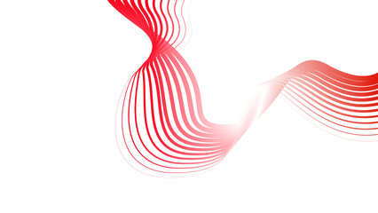 white red flag gradient background abstract wavy tech lines 