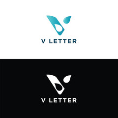 V Letter Logo Design Vector template 