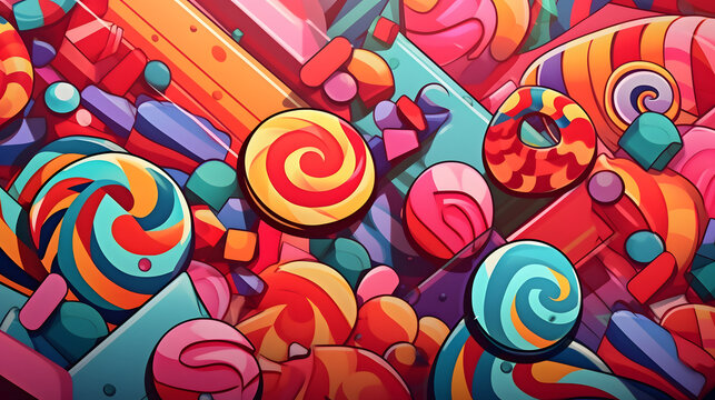 Unleash the spirit of the season with an 8K pop art Christmas illustration&mdash;ideal for banners and backgrounds, infusing your visuals with dynamic holiday cheer.