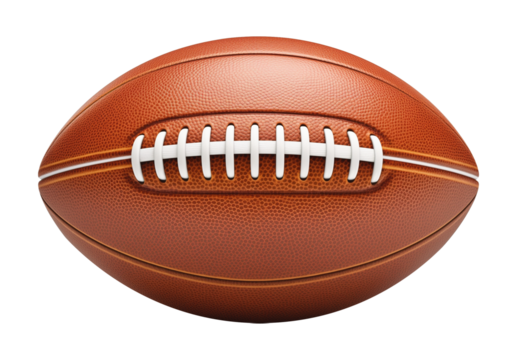 American Football Pigskin Isolated on Transparent Background
 - Powered by Adobe
