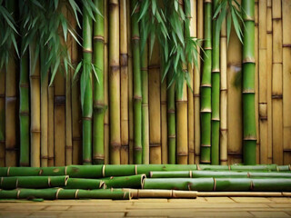 bamboo trunks background