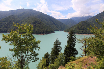 Mountain Lake in Upper Svaneti, Georgia