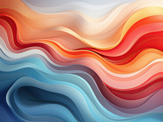 Gradient abstract geometric background. Colorful fluid shapes composition trend.