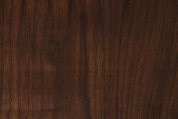 Used black walnut wood board texture with oil finish closeup
