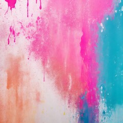 Color Splash Abstract Spray Paint with Paint Drip Background