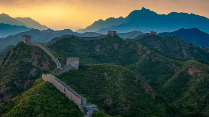 Foto op Plexiglas The Great Chinese Wall at Jinshanling © hecke71