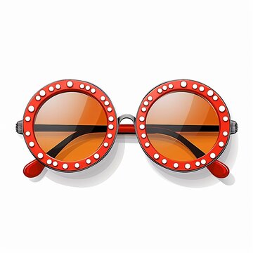 Sunglasses Illustration Cool Shades for Stylish Sun Protection and Fashion Vibes