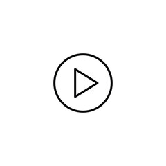 Play icon, play sign vector design