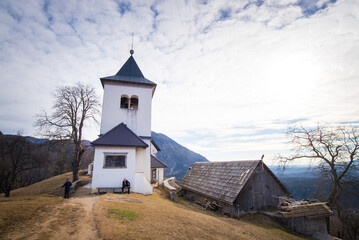 church in the mountains