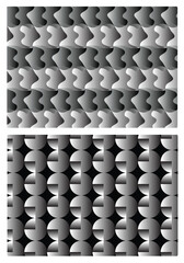 abstract geometric pattern, a set vector in black and white for background design.